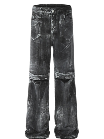 Men's Wide Leg Baggy Jeans