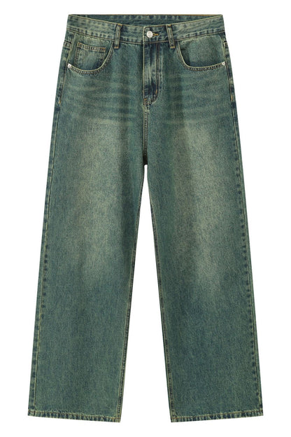 Pocketed Baggy Jeans
