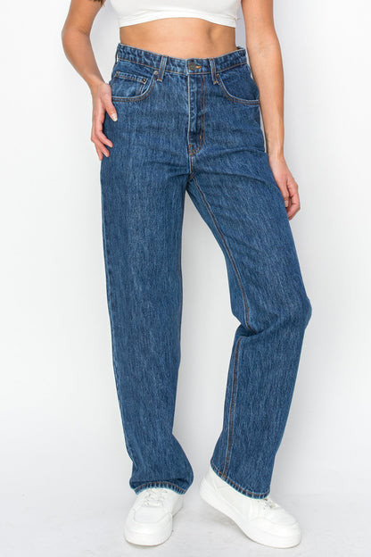 Neo Blue Baggy Jeans