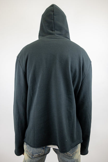 CH400 Distressed Cropped Hoodie