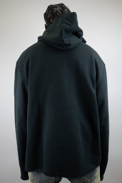 CH400 Distressed Cropped Hoodie