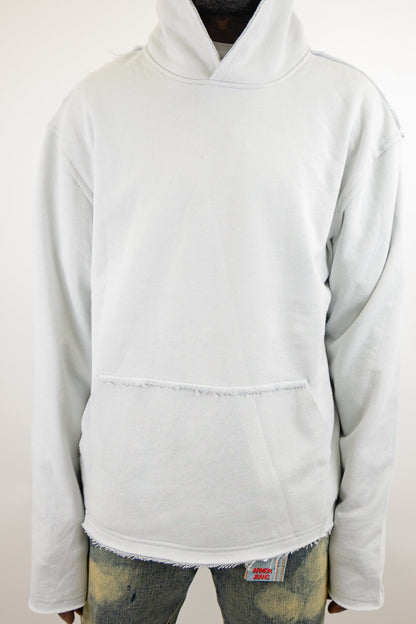 CH400 Distressed Cropped Hoodie