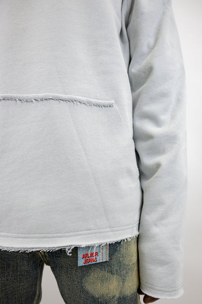CH400 Distressed Cropped Hoodie