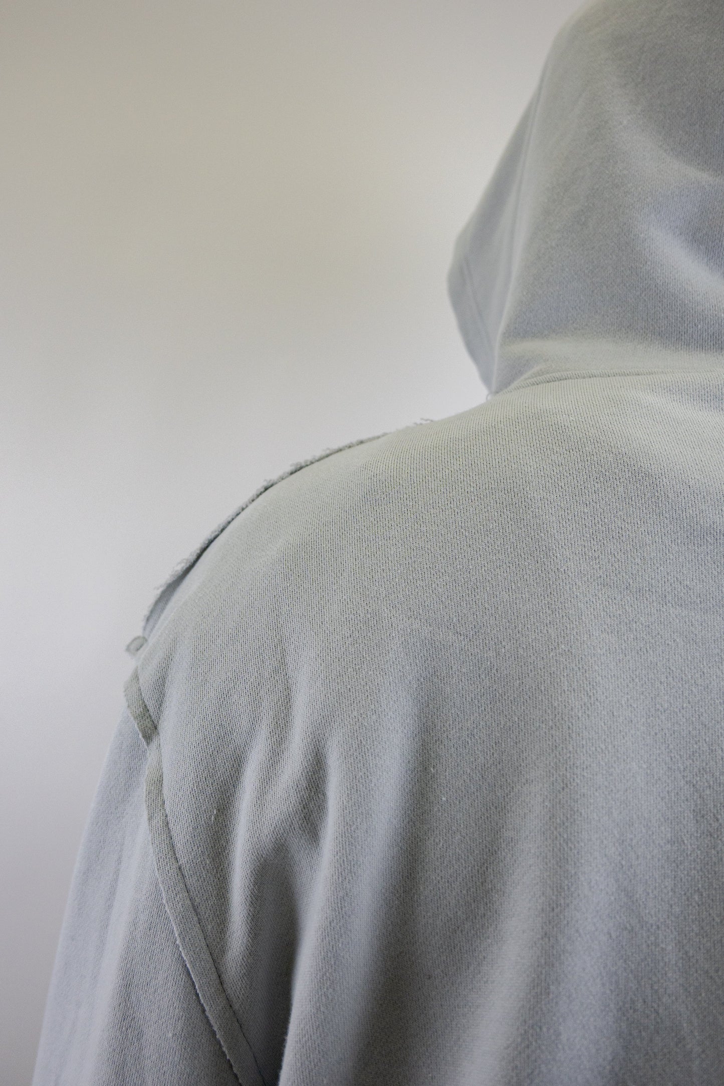 CH400 Distressed Cropped Hoodie