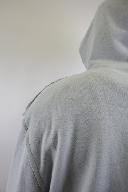 CH400 Distressed Cropped Hoodie