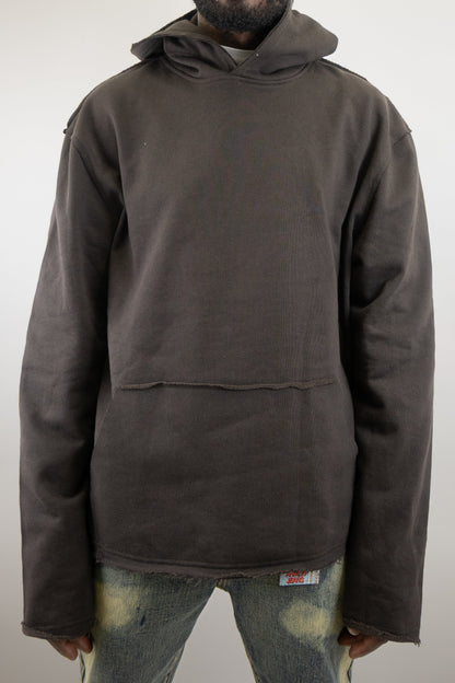 CH400 Distressed Cropped Hoodie