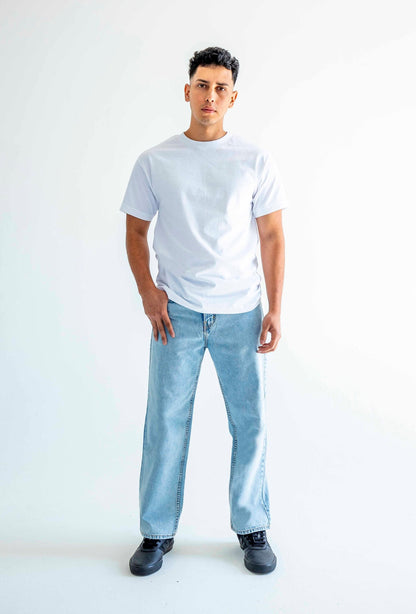 Neo Blue Baggy Jeans