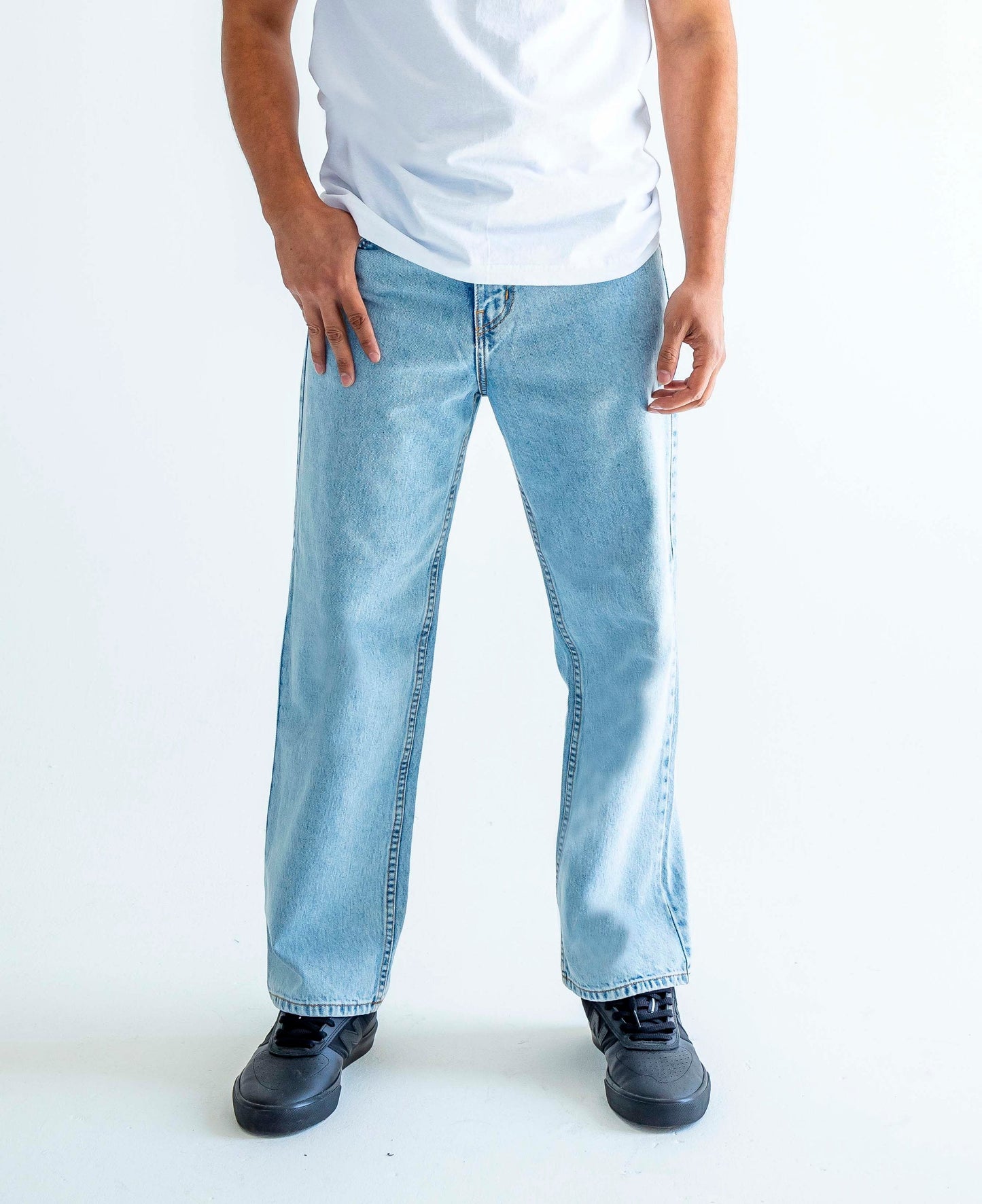 Neo Blue Baggy Jeans