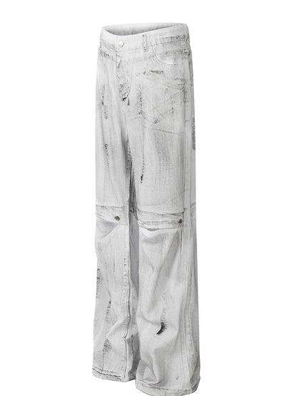Men's Wide Leg Baggy Jeans