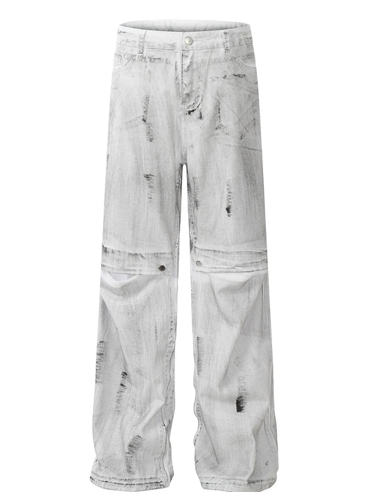 Men's Wide Leg Baggy Jeans