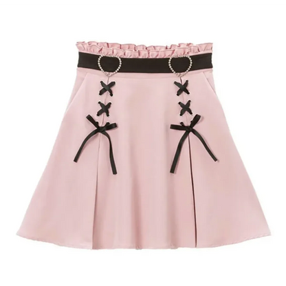 Harajuku Slim Fit Mini Skirt