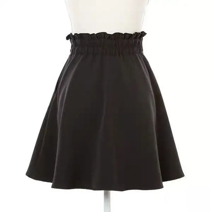 Harajuku Slim Fit Mini Skirt